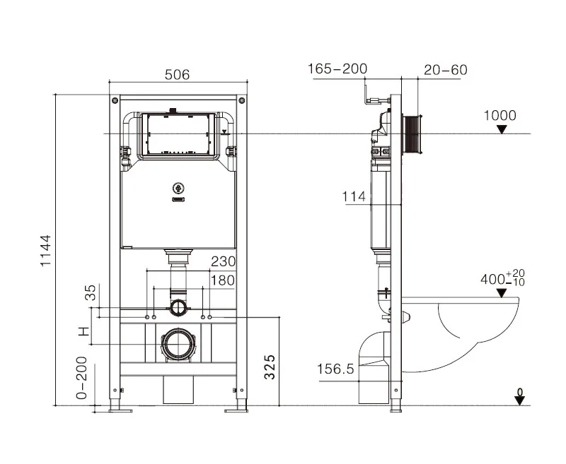 3004A Concealed Cistern thumbnail 2
