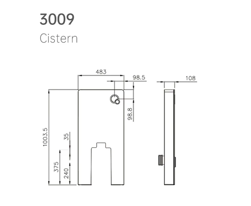 3009 Concealed Cistern thumbnail 2
