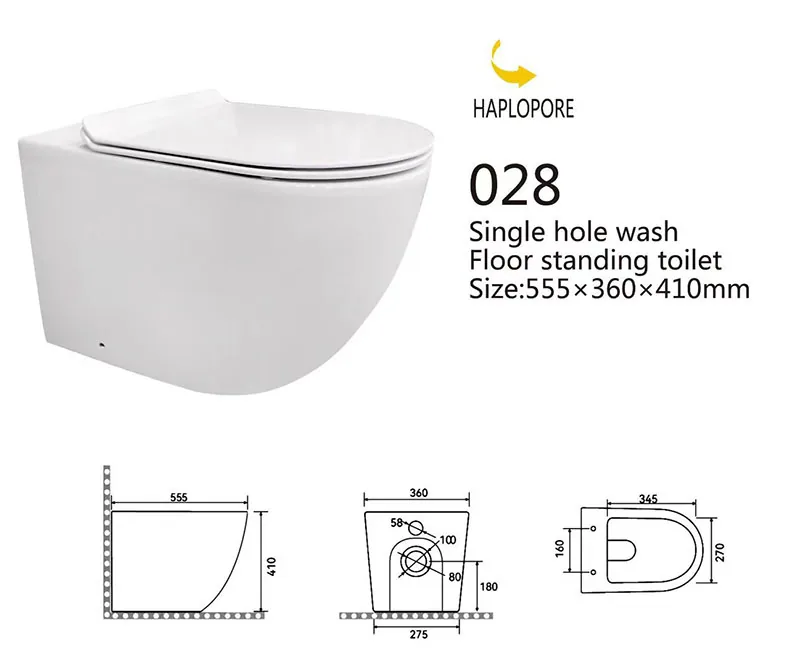 028 Eco Wall Hung Toilet