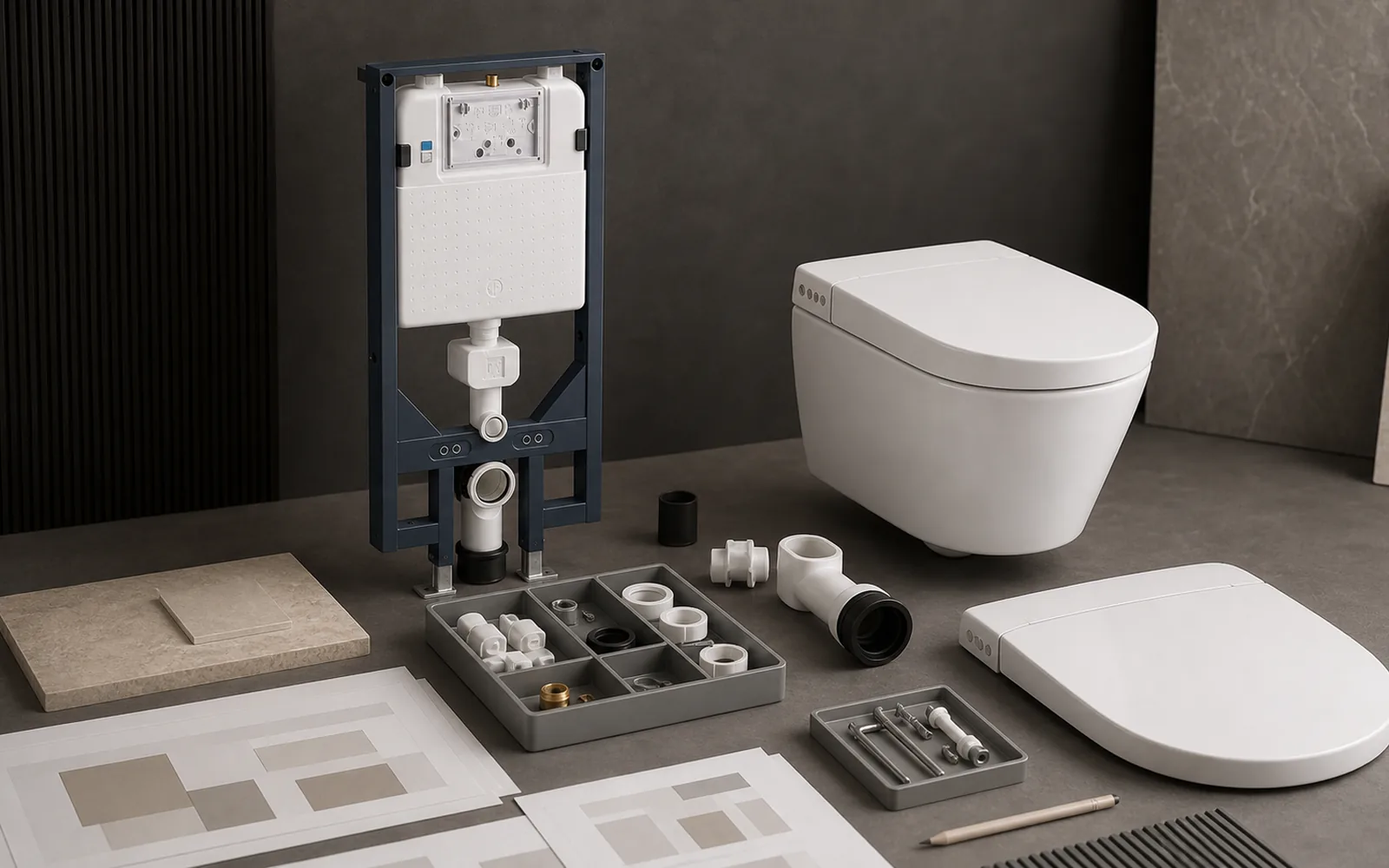 concealed toilet system spare parts planning