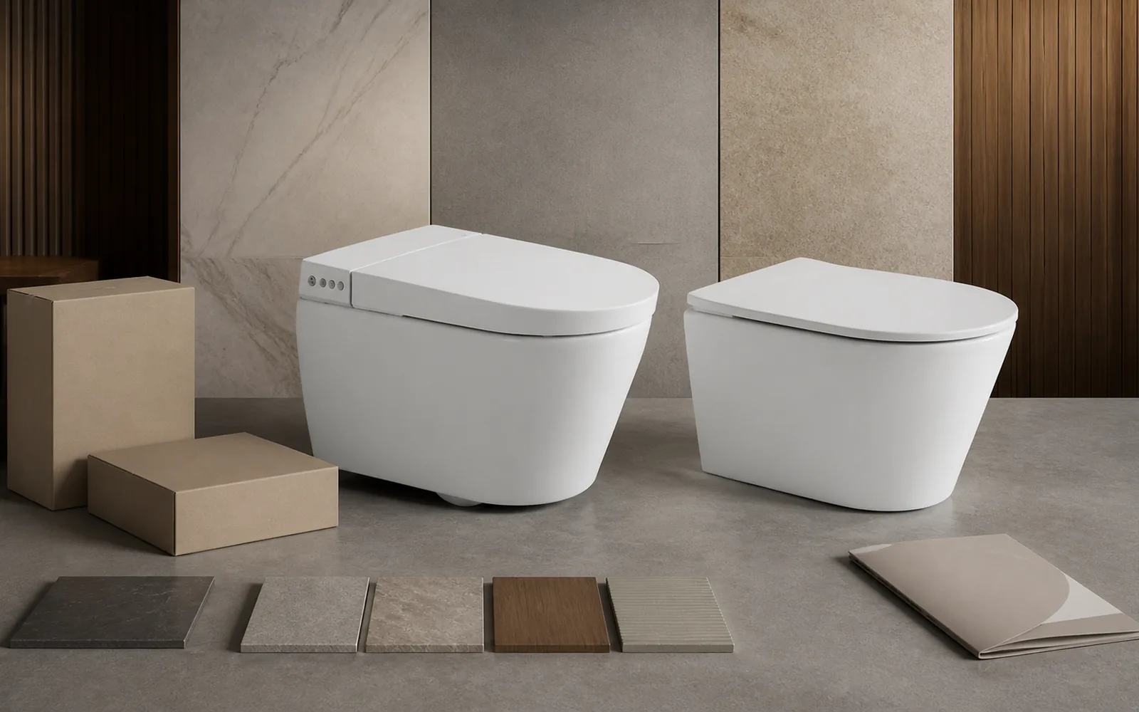 wall hung toilet selection for B2B product range