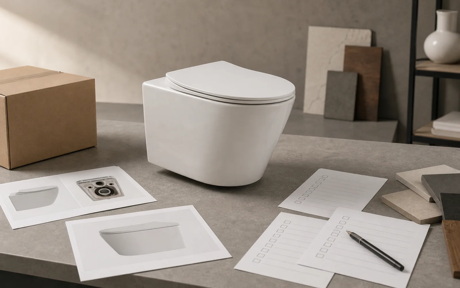 wall hung toilet importer order checklist