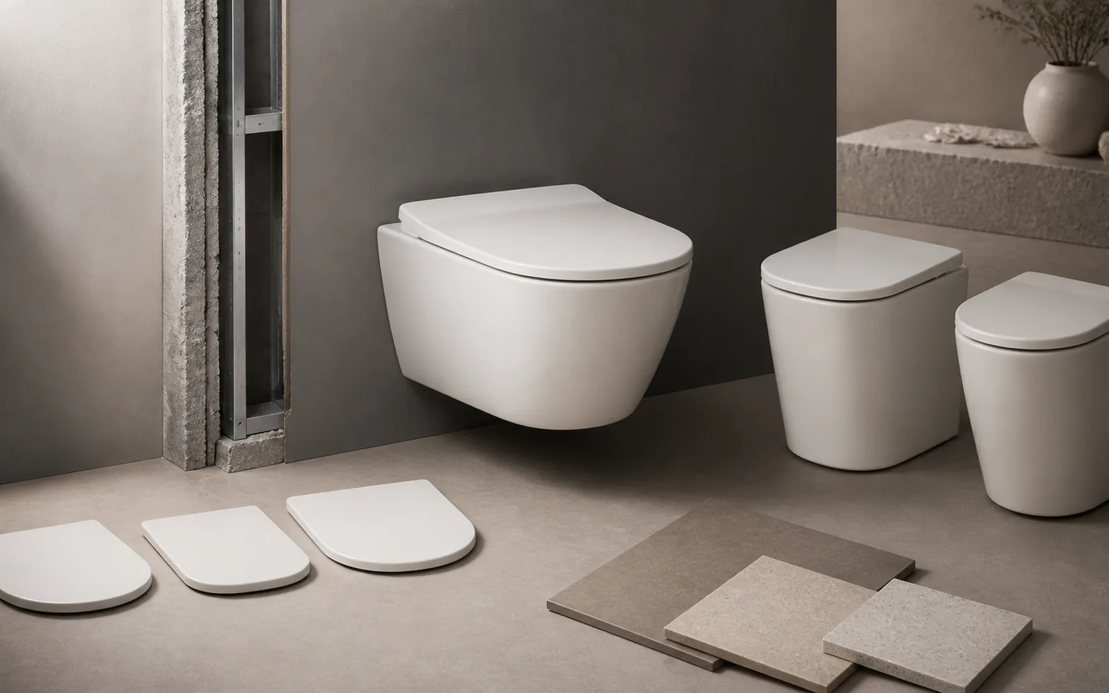 wall hung toilet selection for bathroom renovation project